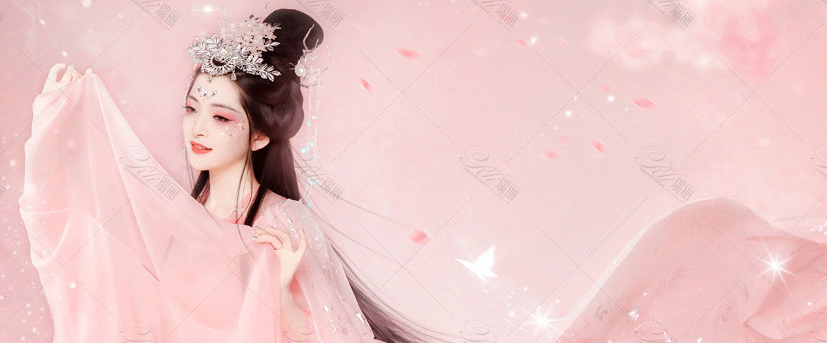 兰州瑞俪风尚写真摄影-粉色工笔